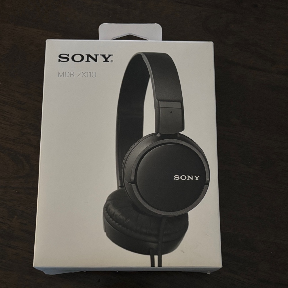 Sony MDR-ZX110 Wired Headphones in Black